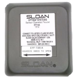 SLOAN VALVE CO ETF-735-A