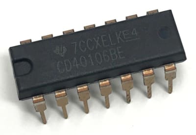 TEXAS INSTRUMENTS SEMI CD40106BE