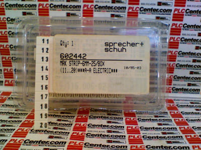 SPRECHER & SCHUH 602442