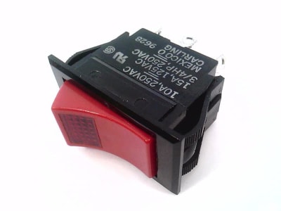 CARLING SWITCH LTIGK50-6S-RD-RC-NBL