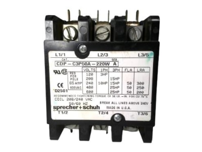 SPRECHER & SCHUH CDP-C3P50A-220W