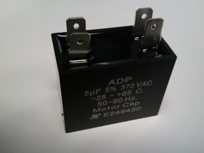 MOTOR CAPACITORS INC ADP370F505J