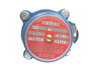 JD GOULD COMPANY 1" KX-1-3T-2 STEAM 5-150 PSI 120/60