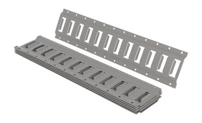 VESTIL E-TRK-2-GY-6PK