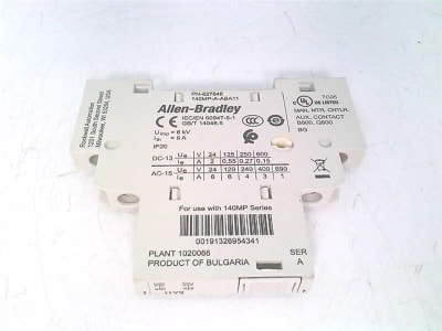 ALLEN BRADLEY 140MP-A-ASA11