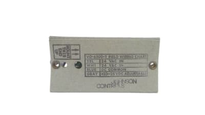 JOHNSON CONTROLS VQ-6500-1
