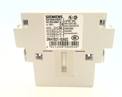 SIEMENS 3RH1921-1EA02-Z