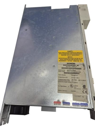 SIEMENS 6SE7012-0TP50-Z-F01+C23+C12+G21+D99