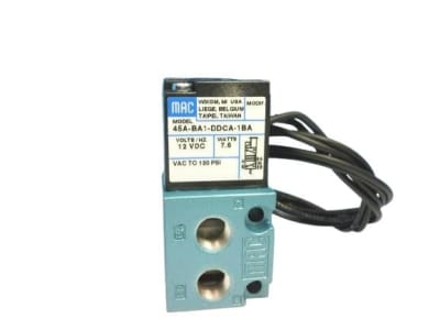 MAC VALVES INC 45A-BA1-DDCA-1BA