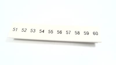 PHOENIX CONTACT ZB 5,LGS:FORTL.ZAHLEN 51-60