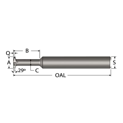 SCIENTIFIC CUTTING TOOLS SPTM745FA-4LA
