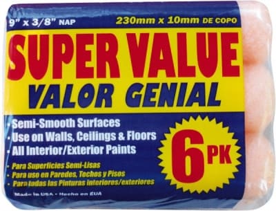 PREMIER PAINT ROLLER 6PK38