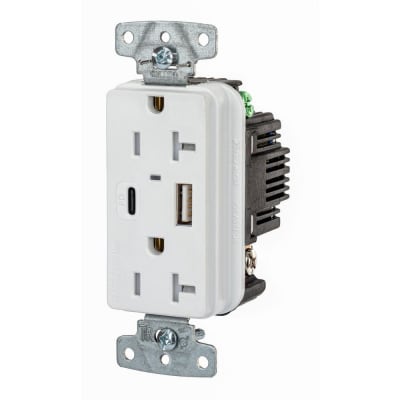 HUBBELL USB20ACPDW
