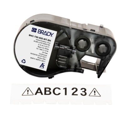 BRADY M4C-750-595-WT-BK