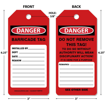 NMC SAFETY TAR741