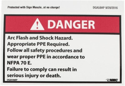 NMC SAFETY DGA58AP