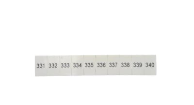 PHOENIX CONTACT ZB 6,LGS:FORTL.ZAHLEN 331-340