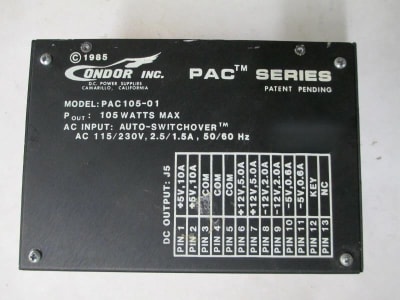 SL POWER ELECTRONICS PAC105-01