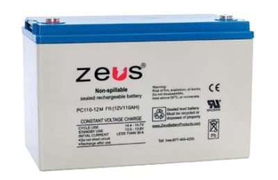ZEUS BATTERY PRODUCTS PC110-12M FR