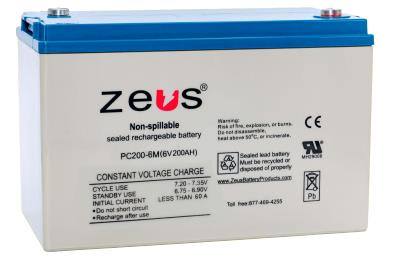ZEUS BATTERY PRODUCTS PC200-6M