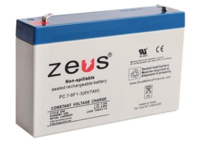 ZEUS BATTERY PRODUCTS PC7-6F1