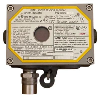 GENERAL MONITORS INC S4000TH-8-6-04-3