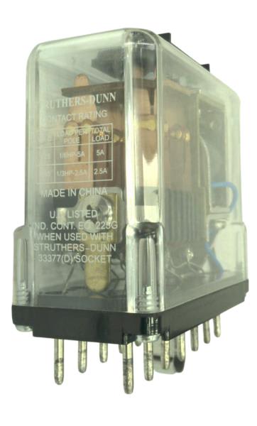 STRUTHERS DUNN RELAYS 219XDXPLM33-120VAC