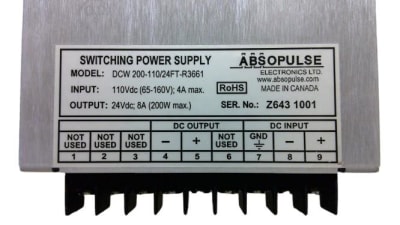 ABSOPULSE DCW-200-110/24FT-R3661