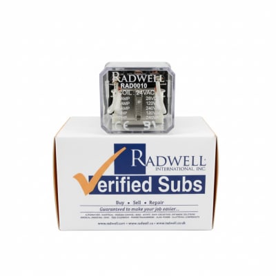 RADWELL VERIFIED SUBSTITUTE 100DPDT5A24VACSUB