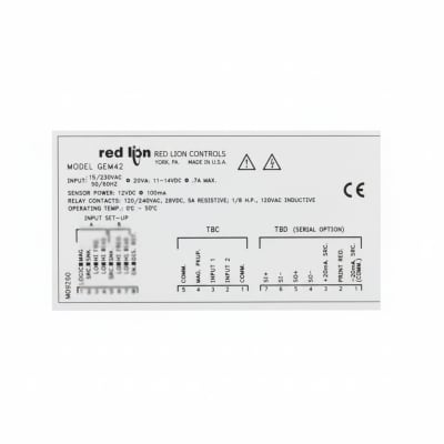 RADWELL GEM42LABEL