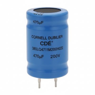 CORNELL DUBILIER 380LQ471M200H022