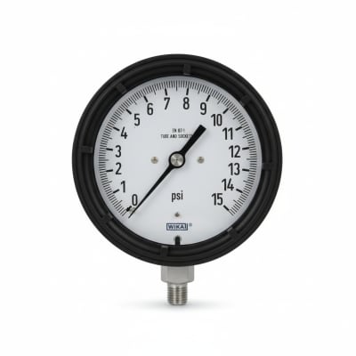 WIKA 232.34-4.5-15PSI-1/4PSI-1/4NPT-LM