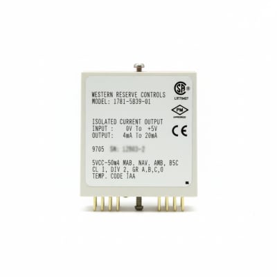 WESTERN RESERVE CONTROLS 1781-5B39-01