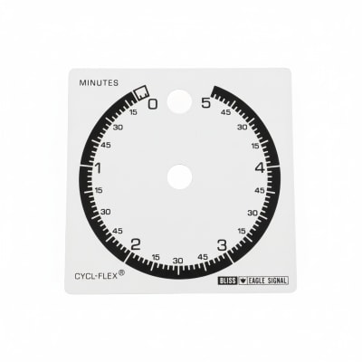 DANAHER CONTROLS HP5-FACEPLATE-5MIN-BLK/WHT