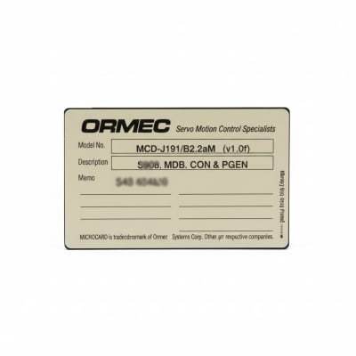 ORMEC MCD-J191/B2.2AM