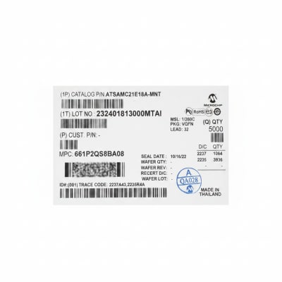 MICROCHIP TECHNOLOGY INC ATSAMC21E18A-MNT