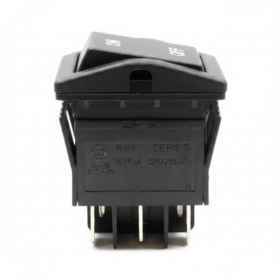 E SWITCH R5ABLKREDFF0