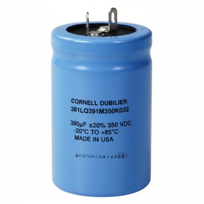 CORNELL DUBILIER 381LQ391M350K032