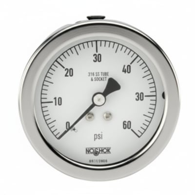 NOSHOK 25-901-60-PSI/BAR-DRY-RCP-O2