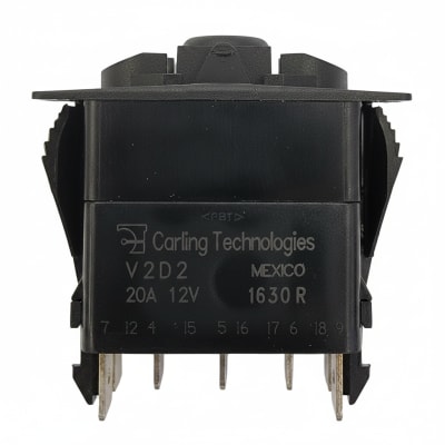 CARLING SWITCH VED2U66B-CHC00-000
