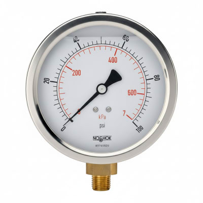 NOSHOK 25-901-100-PSI/KG/CM2-DRY-RCP-O2