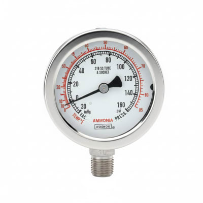 NOSHOK 25-400-30-PSI/BAR-O2