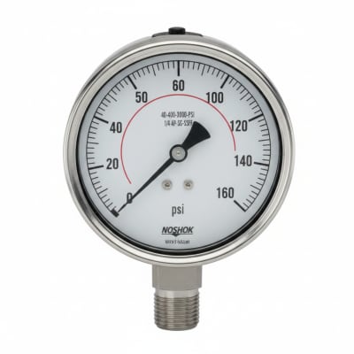 NOSHOK 40-400-3000-PSI-1/4-AP-SG-SSFF