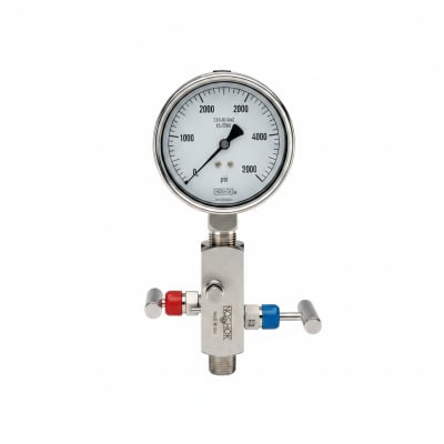 NOSHOK 25-300-2000-PSI/KG/CM2-BFF-MIP-BT8-CC
