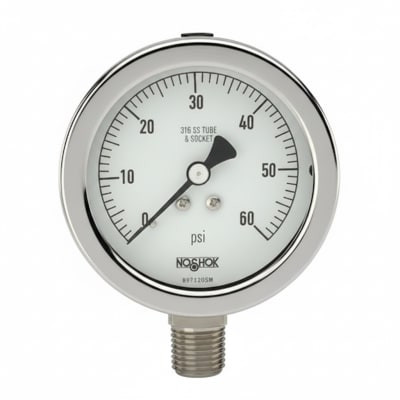 NOSHOK 40-400-15-PSI/KG/CM2-MIP-SSFF