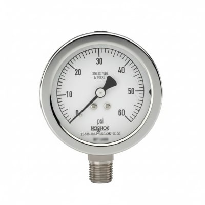 NOSHOK 25-500-100-PSI/KG/CM2-SG-CC