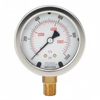 NOSHOK 25-400-2000-PSI/KPA-O2