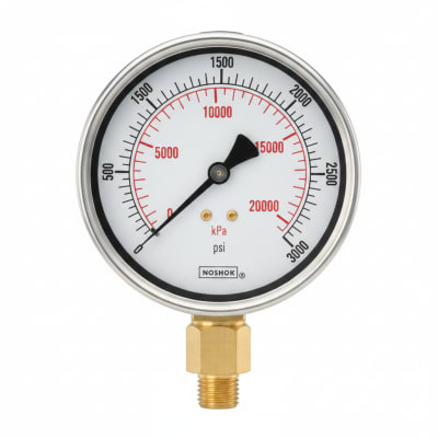 NOSHOK 25-911-5000-PSI/KG/CM2-SG-PMC