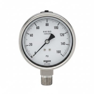 NOSHOK 40-400-100-PSI-1/4-AP-SG-SSFF