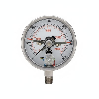 NOSHOK 40-400-100-PSI/BAR-1/4-AP-SSFF-ST8